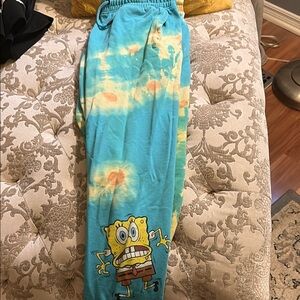 SpongeBob Tie-Dye Lounge Pants size L